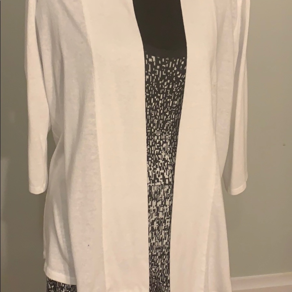 Black and white knit dress - Picture 7 of 8